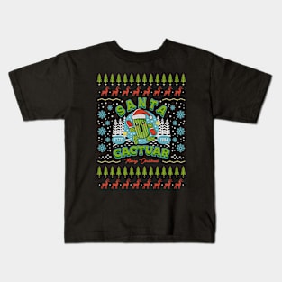 Santa Cactuar Ugly Sweater Kids T-Shirt